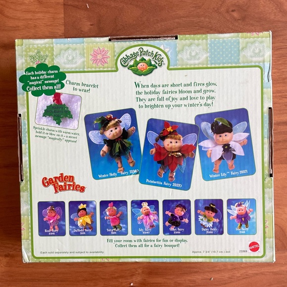 Cabbage Patch kids winter holly garden fairies - Picture 3 of 7